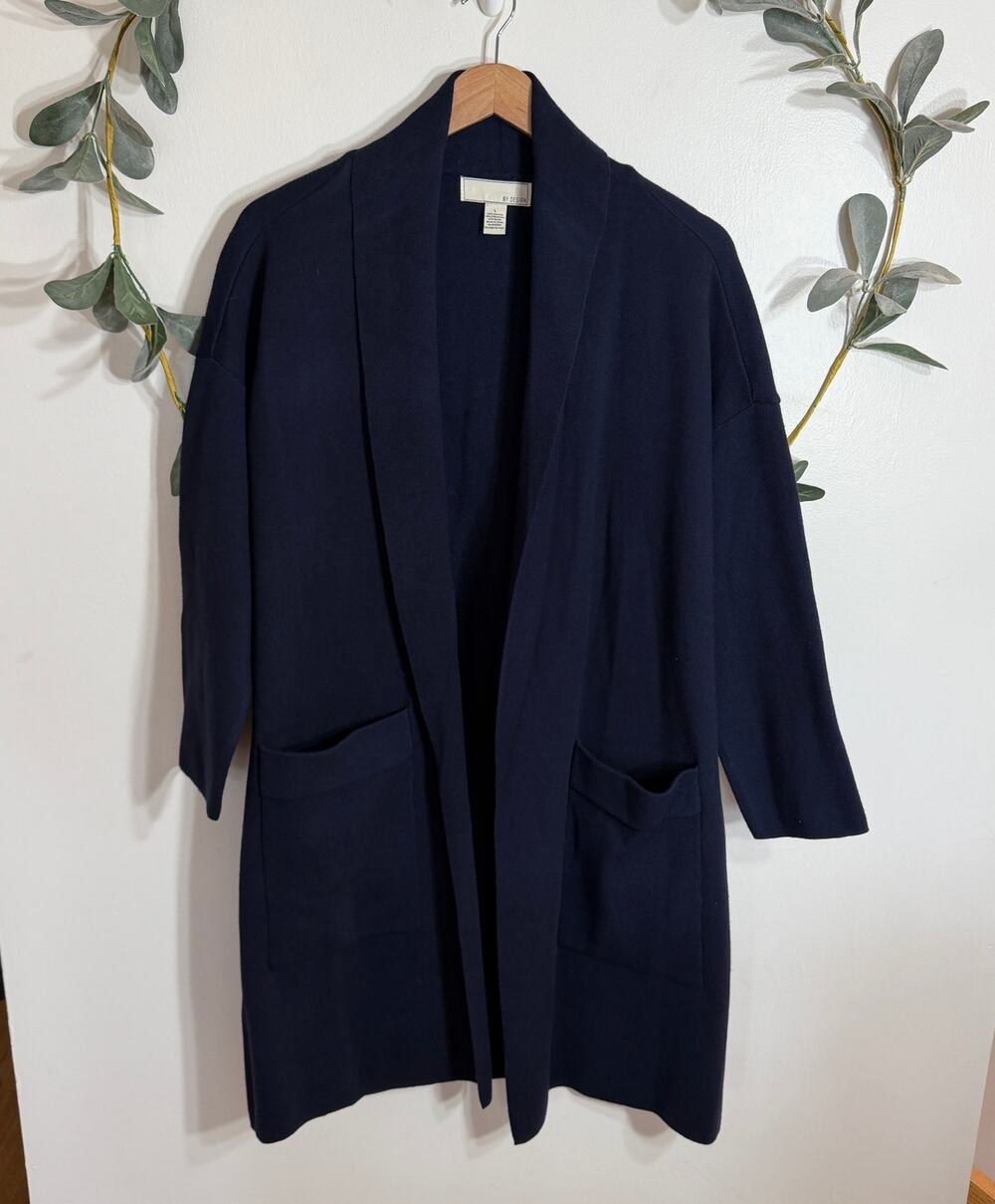 By Design Dark Blue Coatigan